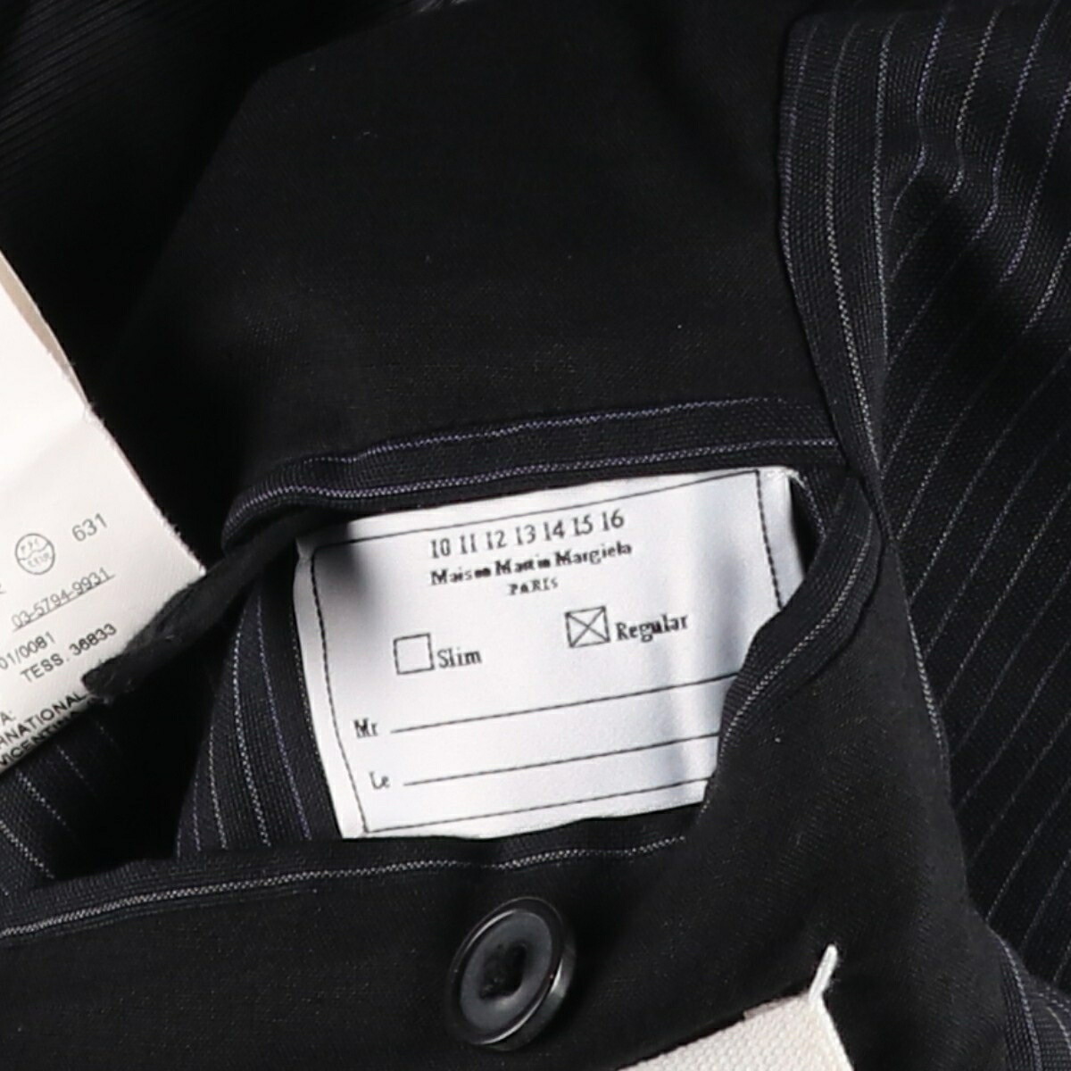 古着 メゾンマルジェラ Maison Margiela ストライプ柄 マルチストライプ ウールテーラードジャケット イタリア製 メンズS相当 /yaa000051 【中古】 【260718】 【FY2608】