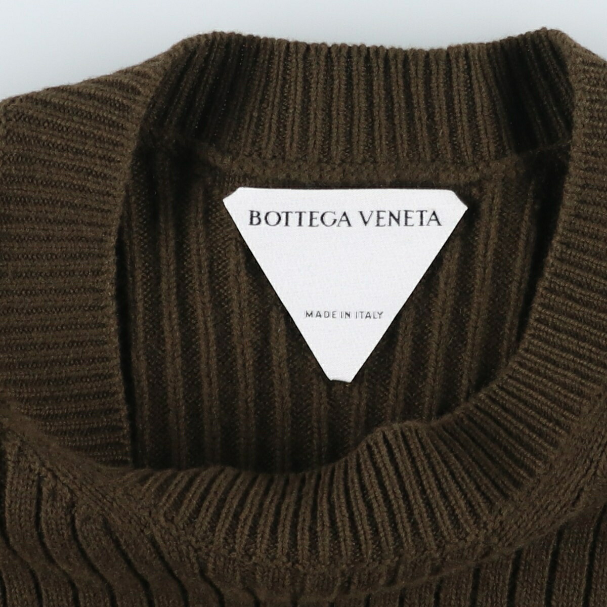 古着 ボッテガヴェネタ BOTTEGA VENETA リブ編み カシミア混 ウールニットセーター イタリア製 メンズXS相当 /yaa000490 【中古】 【260403】 【FY2608】