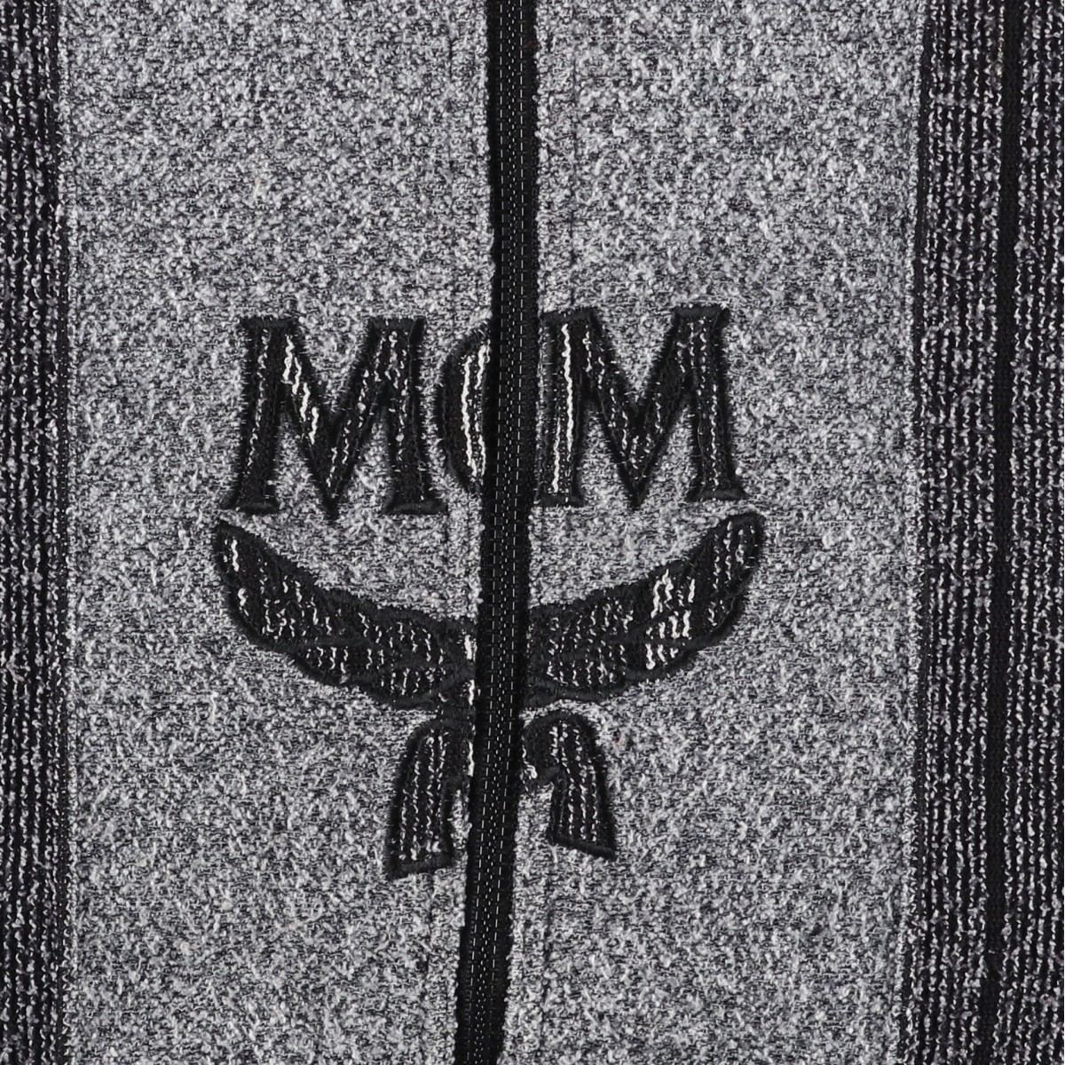 古着 エムシーエム MCM ストライプ柄 マルチストライプ アクリルニットフルジップセーター メンズM相当 /yaa000731 【中古】 【260718】 【FY2608】