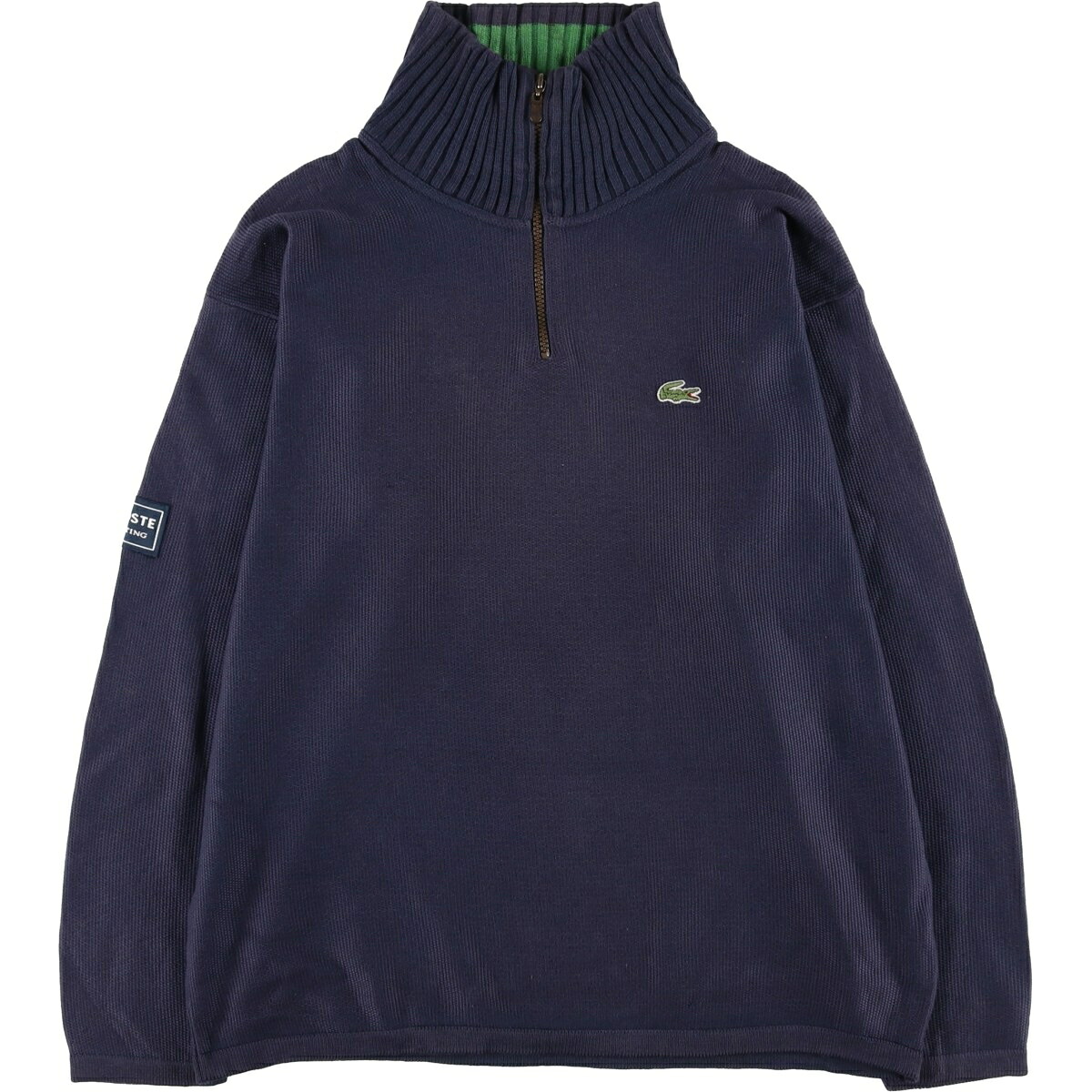LACOSTE/ラコステ コットンニットハーフジップセーター