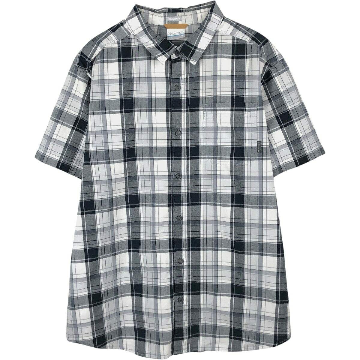 Columbia/コロンビア Regular Fit 半袖 コットン チェックシャツ