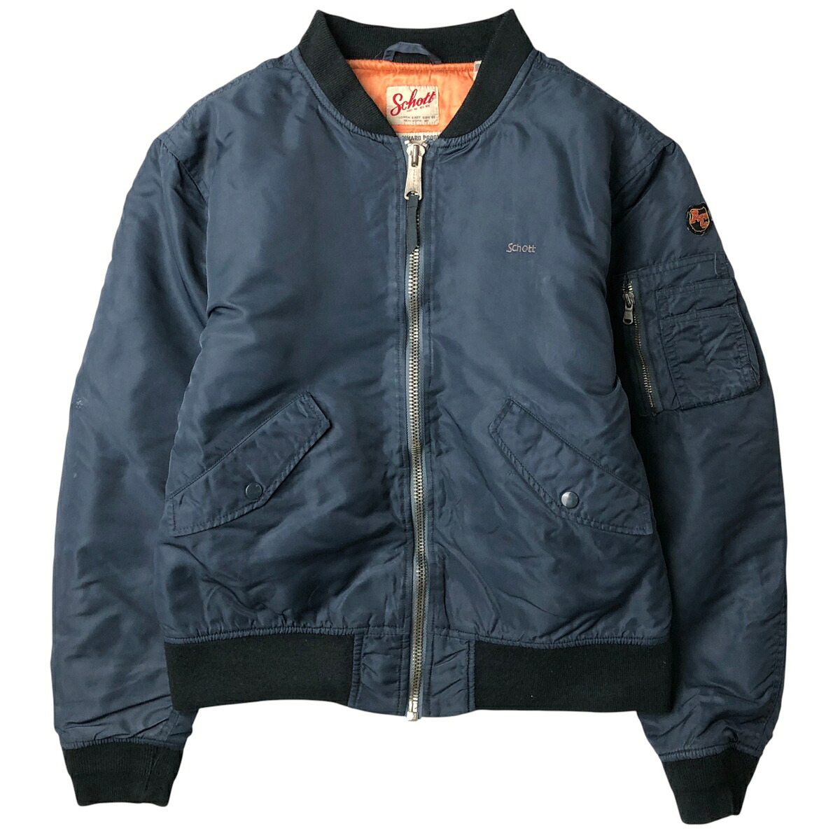 SCHOTT/ショット AMERICAN COLLEGE ミリタリー フライトジャケット