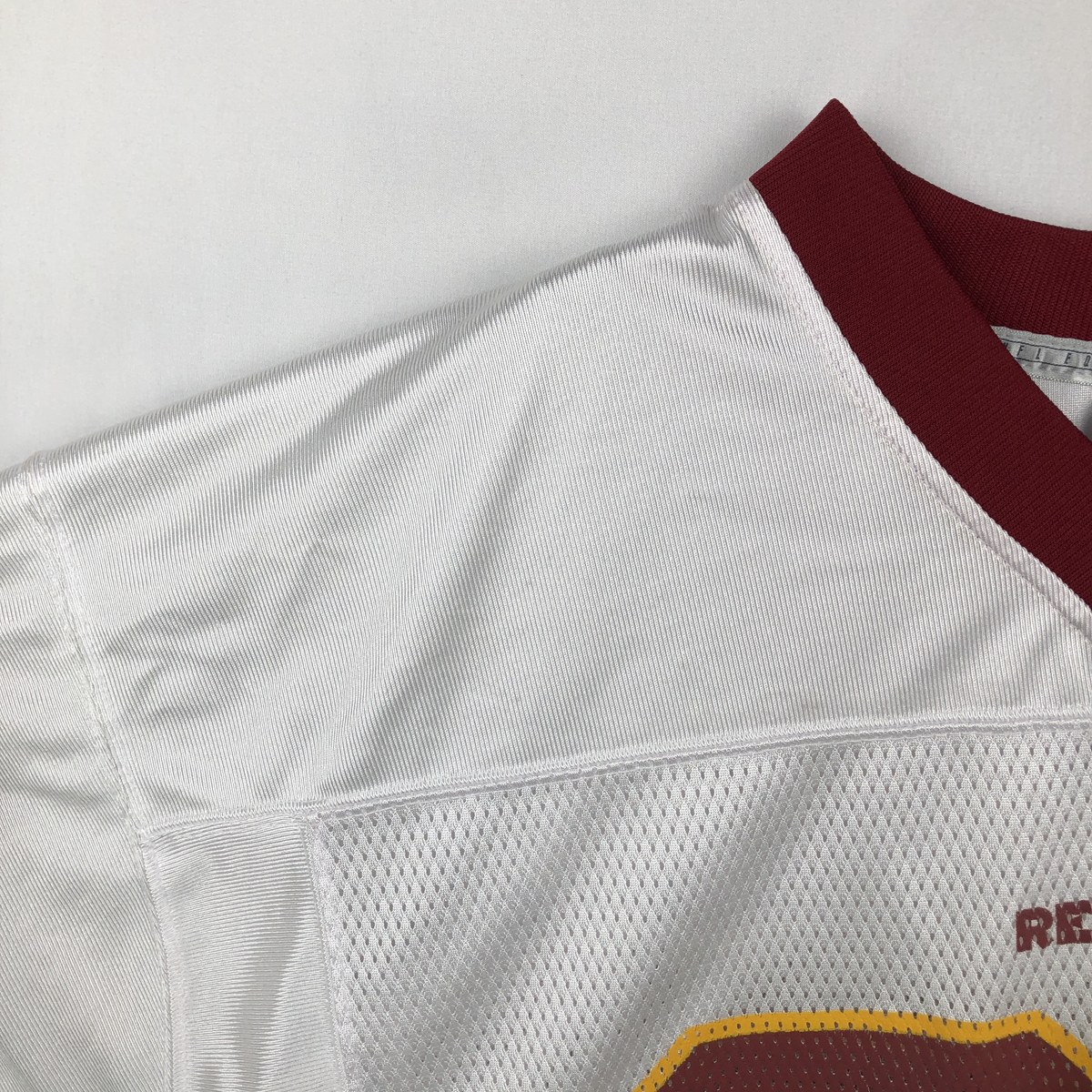 古着 リーボック Reebok NFL WASHINGTON REDSKINS ワシントンレッドスキンズ Vネック メッシュ フットボール七分袖Tシャツ メンズL相当 /eaa474610 【中古】 【260808】