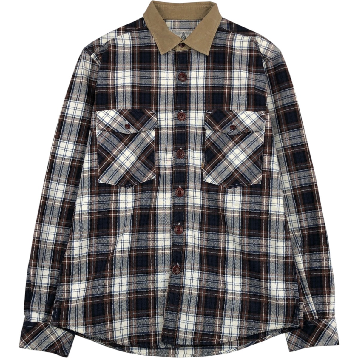 Barbour/バブアー SLIM FIT 長袖 フランネルチェックシャツ