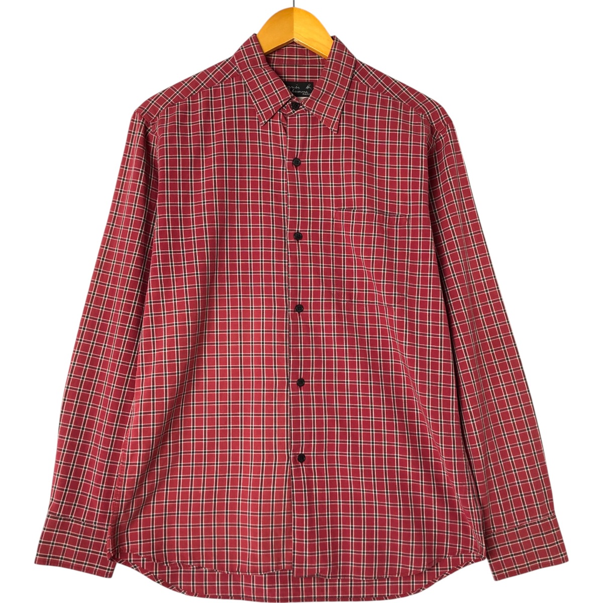 agnes b./アニエスベー HOMME 長袖 コットンチェックシャツ