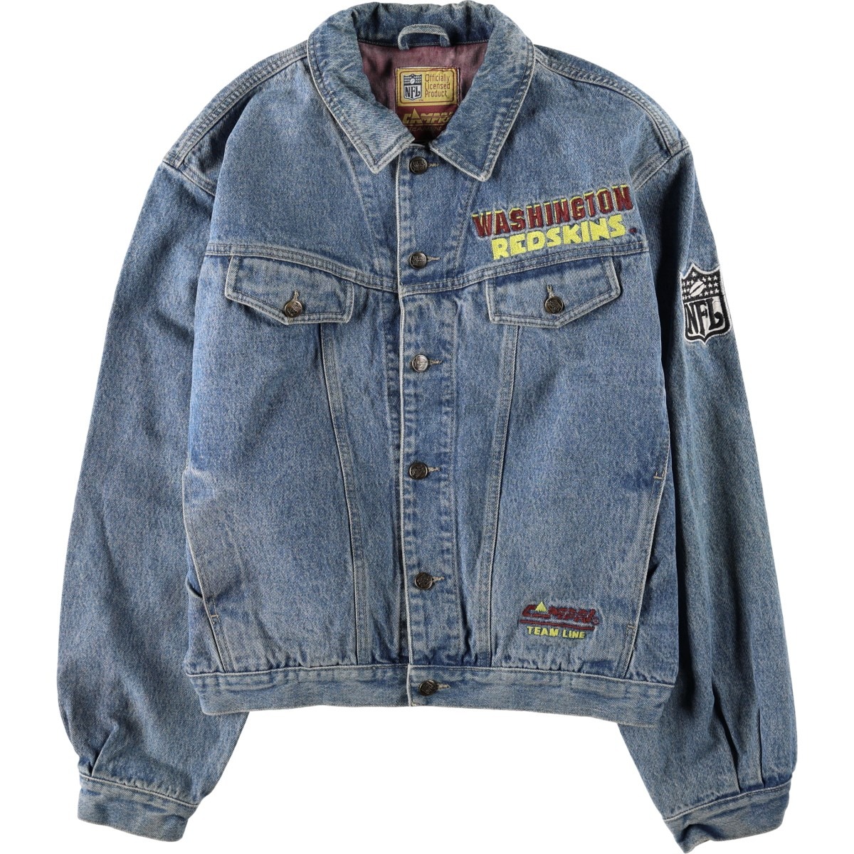 Campri NFL WASHINGTON REDSKINS  ワシントンレッドスキンズ デニムジャケット