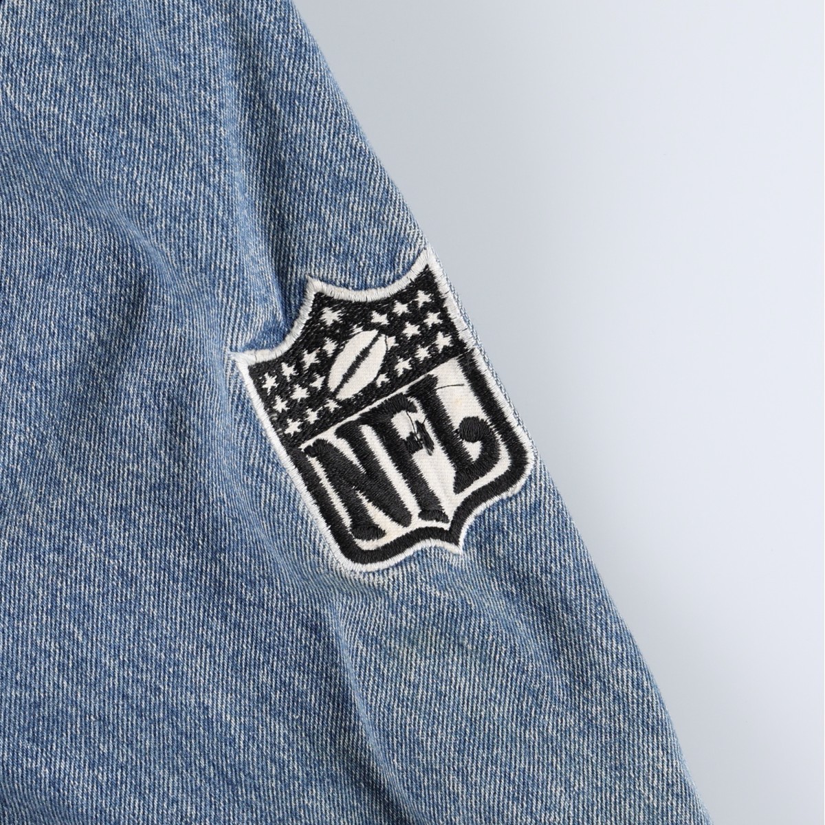 古着 Campri NFL WASHINGTON REDSKINS ワシントンレッドスキンズ デニムジャケット メンズL相当 /eaa569101 【中古】 【260812】