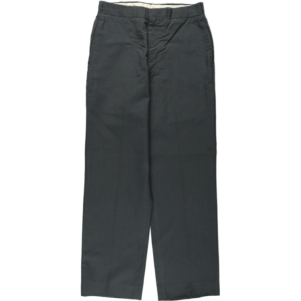 TROUSERS, MEN'S, POLYESTER/WOOL, TROPICAL ARMY GREEN 344, TYPE I, CLASS 3 ミリタリー ドレスパンツ スラックスパンツ