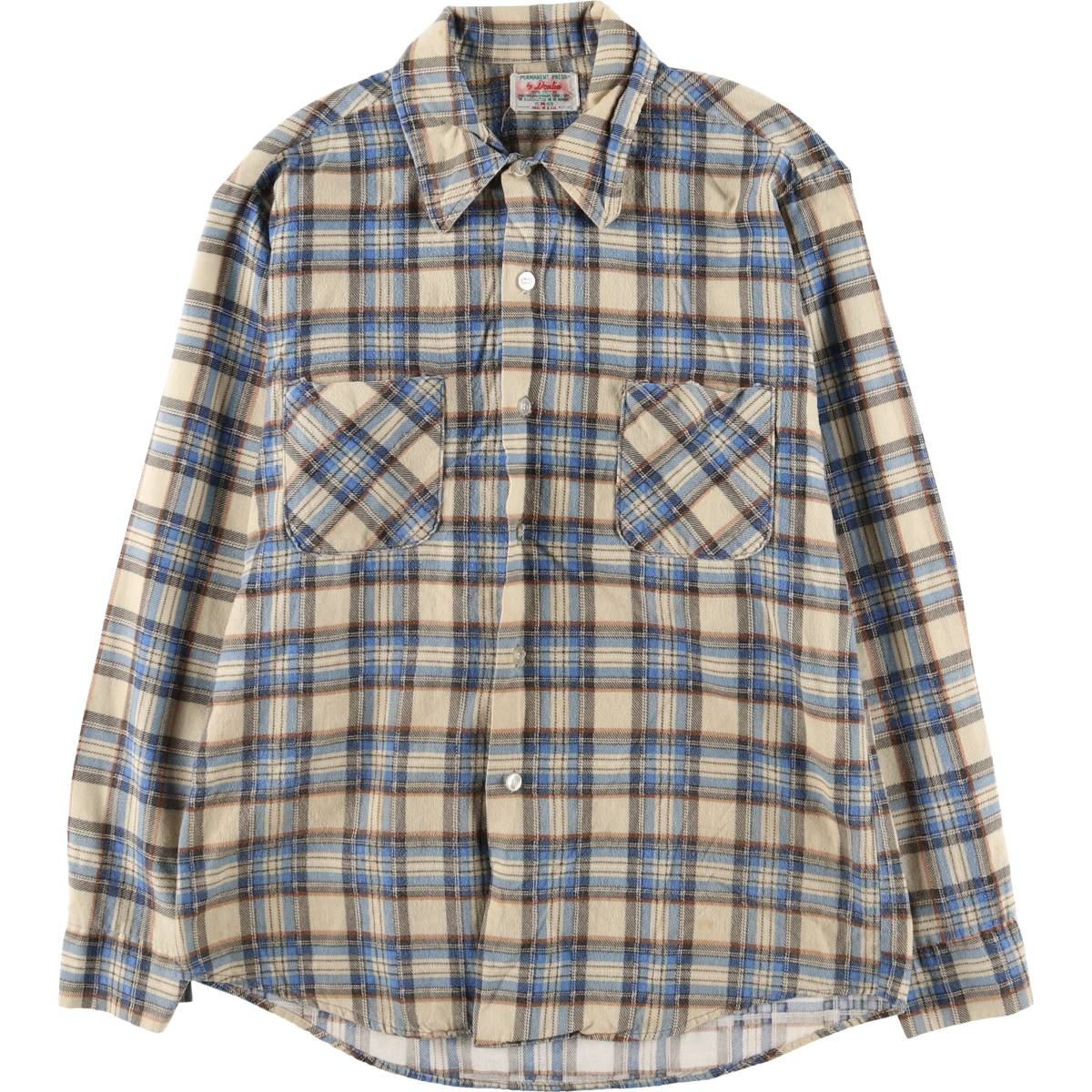 Donlin/ドンリン 長袖 ネルシャツ