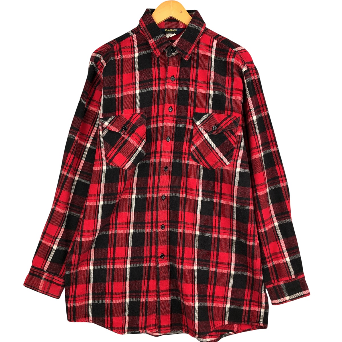 Osh kosh/オシュコシュ 長袖 フランネルチェックシャツ