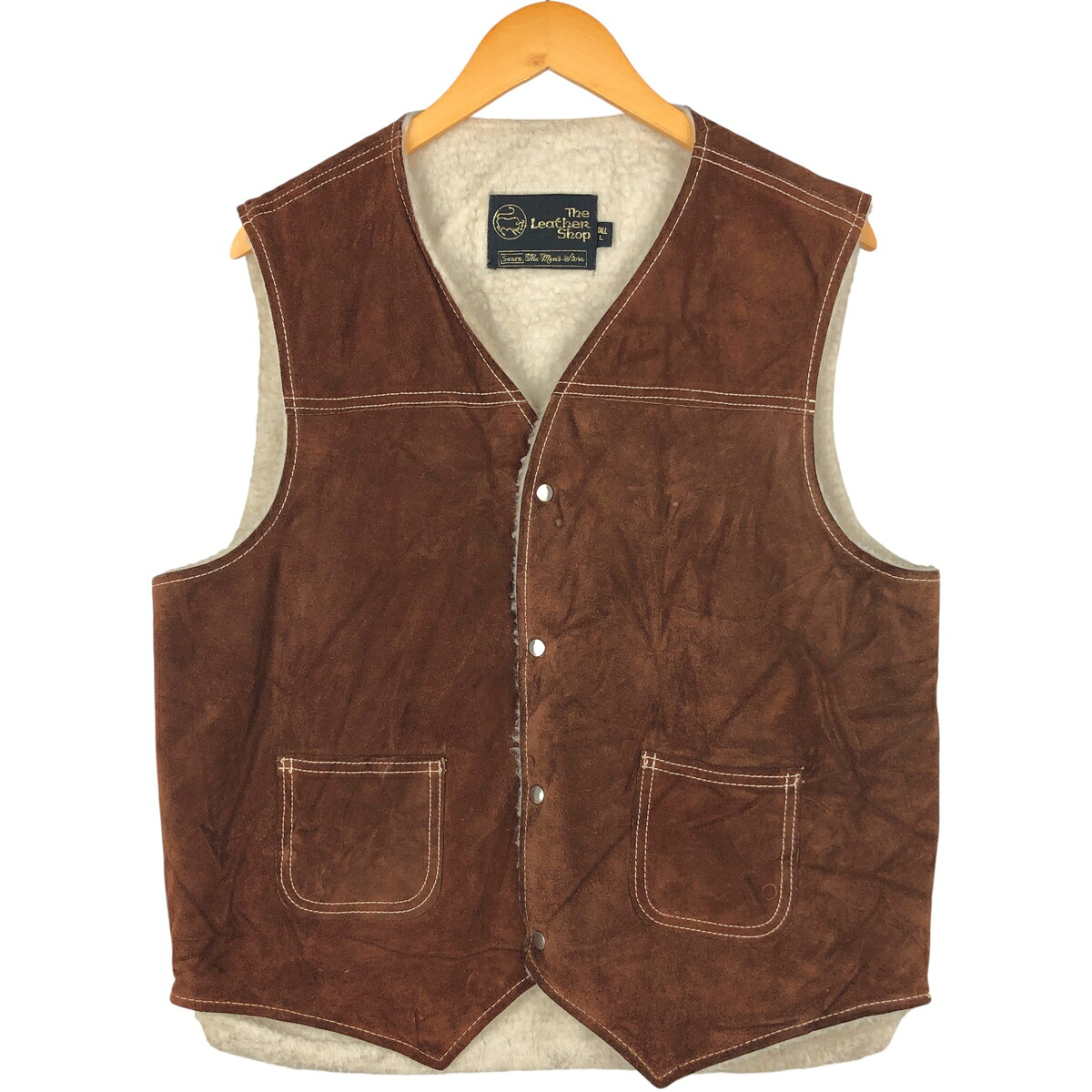 Sears/シアーズ THE LEARHER SHOP スエードレザーベスト
