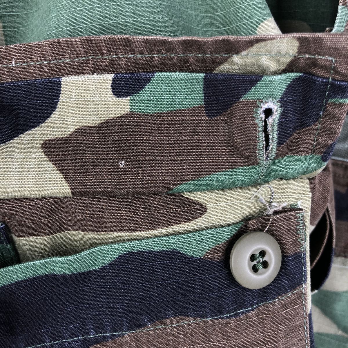COAT HOT WEATHER WOODLAND CAMOUFLAGE PATTERN COMBAT B.D.U ミリタリージャケット