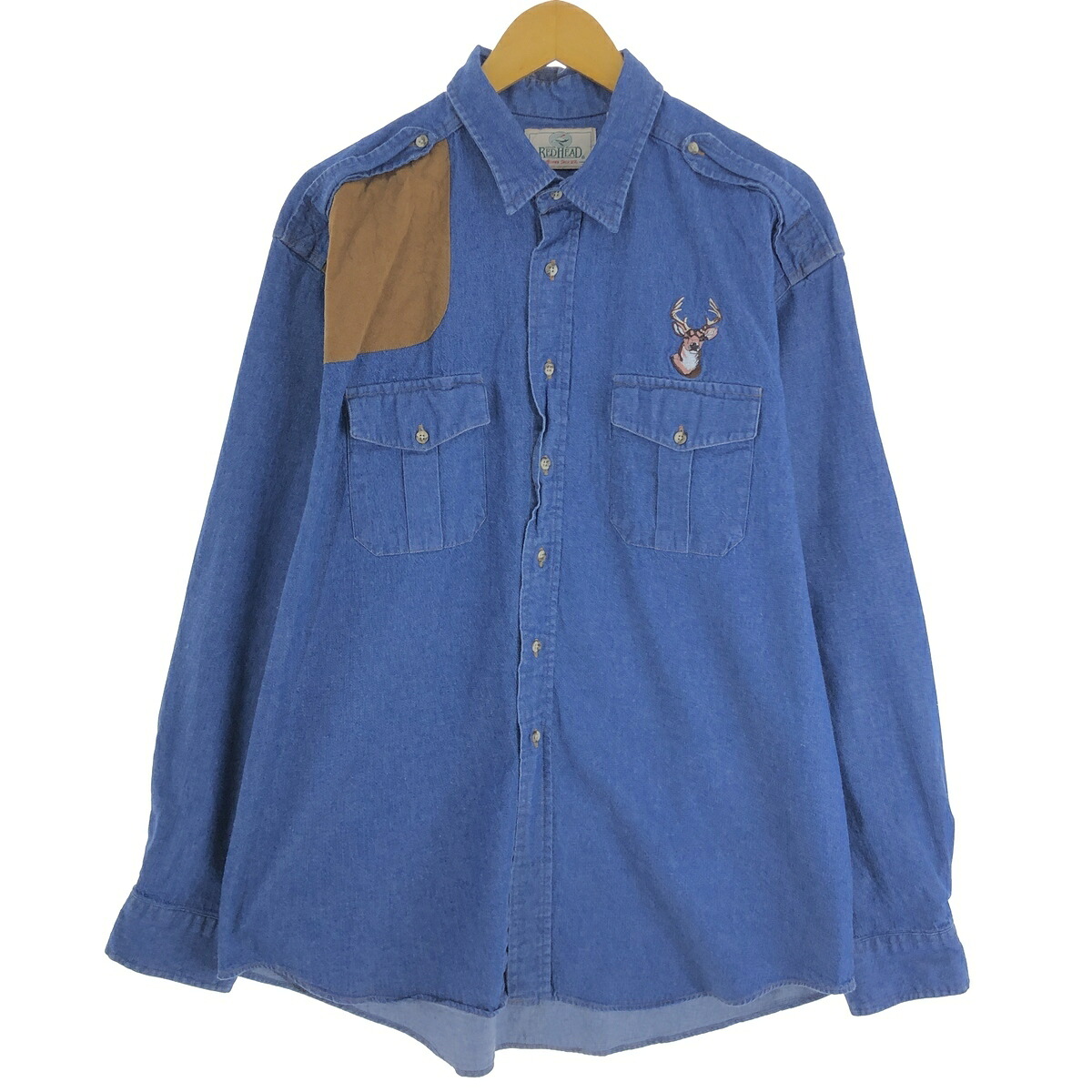 RED HEAD/レッドヘッド 長袖 デニムシャツ