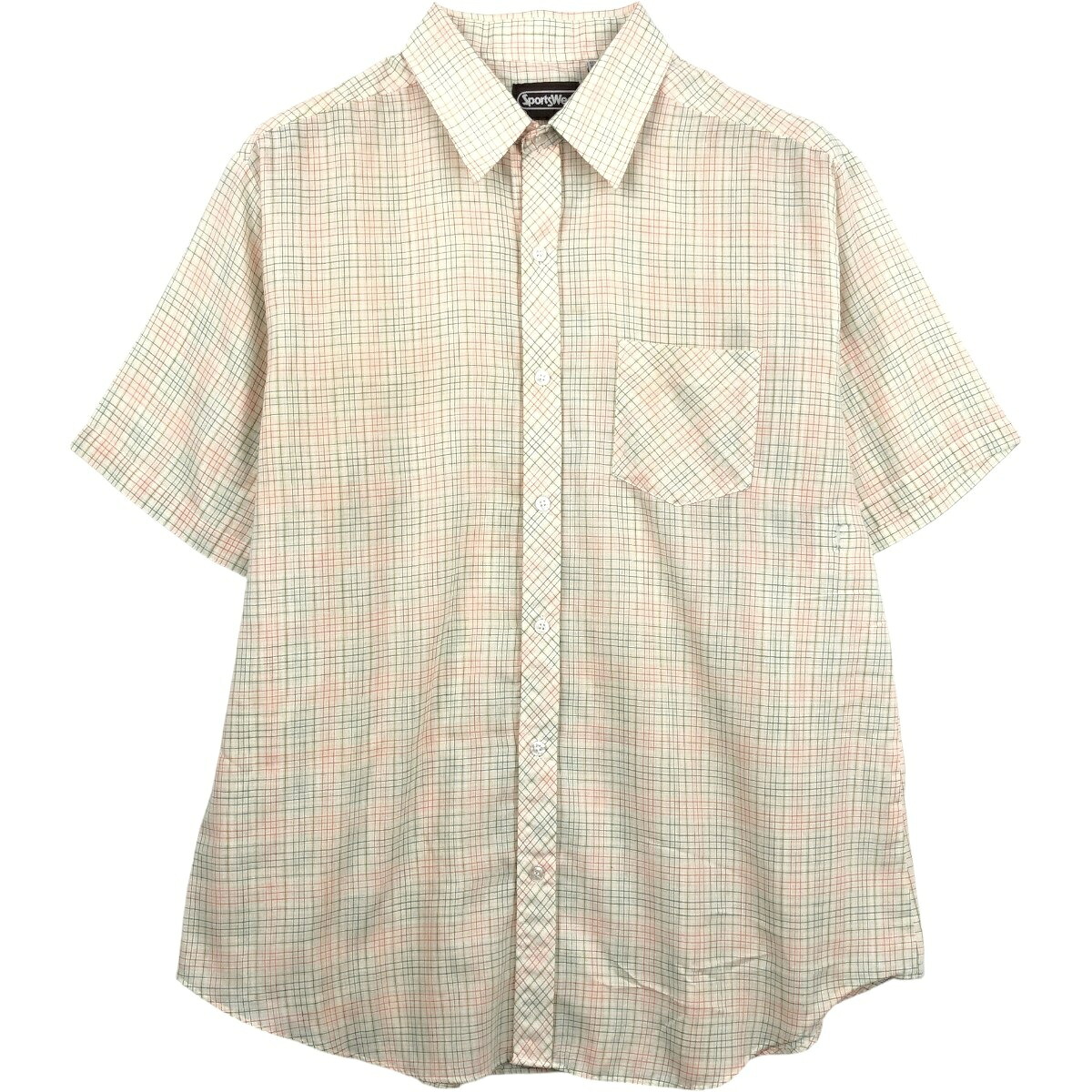 Sears/シアーズ SPORTSWEAR 半袖 ポリコットンシャツ