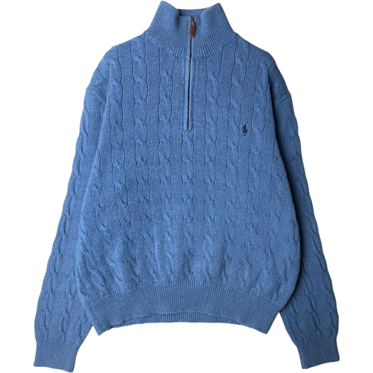 Ralph Lauren/ラルフローレン POLO RALPH LAUREN コットンニットハーフジップセーター