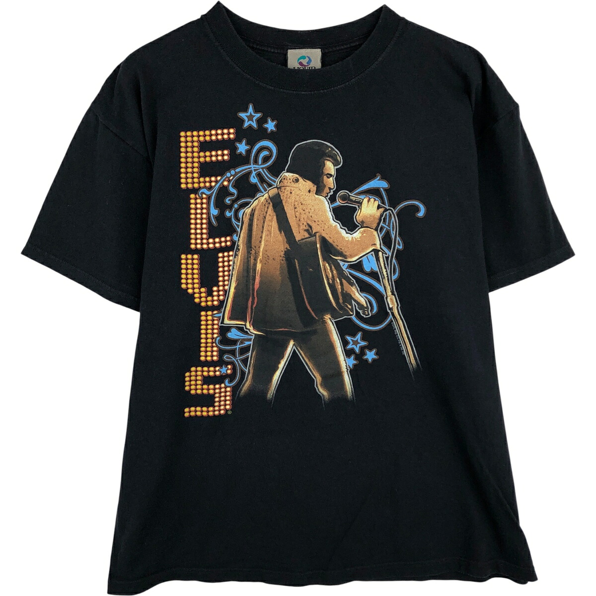 LIQUID BLUE/リキッドブルー ELVIS PRESLEY エルヴィスプレスリー バンドTシャツ バンT