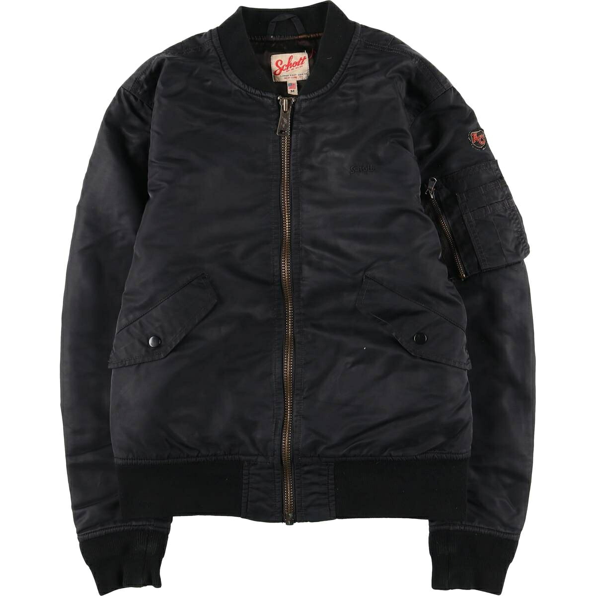 SCHOTT/ショット AMERICAN COLLEGE ミリタリー フライトジャケット