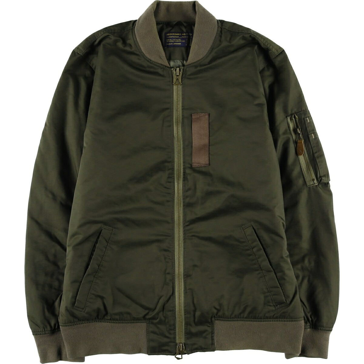 Abercrombie&Fitch/アバクロンビーアンドフィッチ MA-1タイプ ミリタリー フライトジャケット