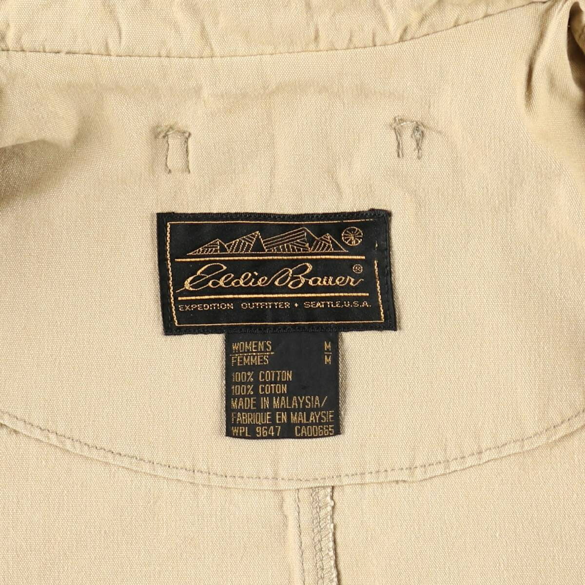 古着 80～90年代 エディーバウアー Eddie Bauer 黒タグ ステンカラーコート バルマカーンコート レディースM相当 ヴィンテージ /eaa620508 【中古】 【260601】 【ADEL/アデル】