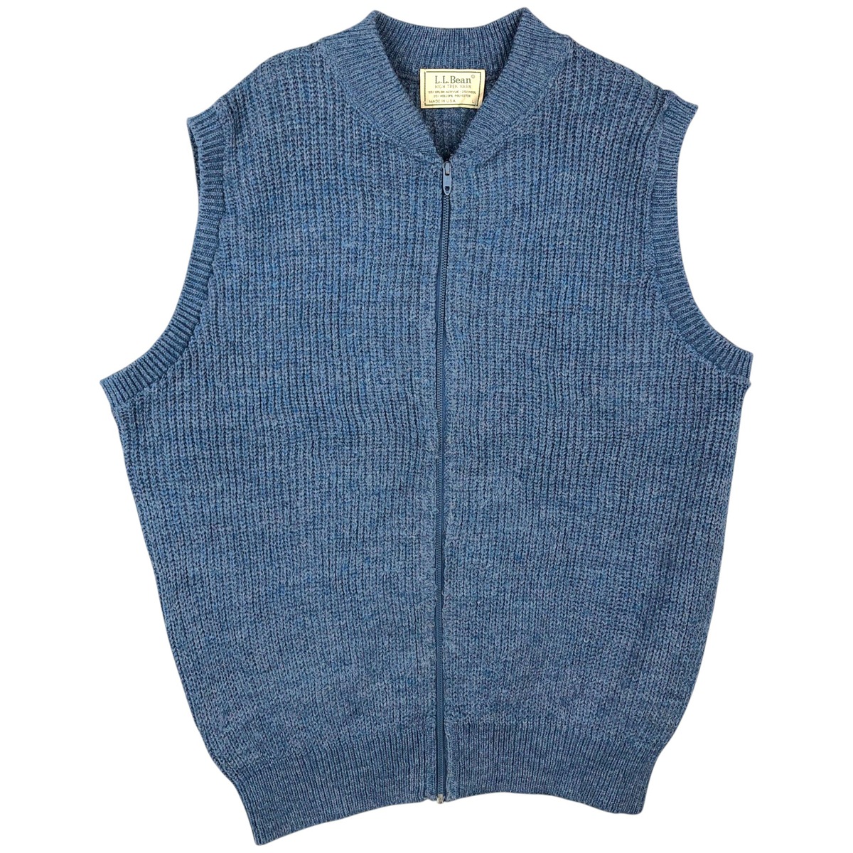 L.L.Bean/エルエルビーン HIGH TREK YARN 前開き アクリルべスト