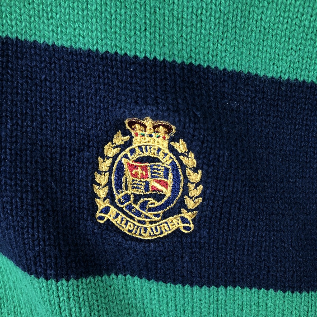 Ralph Lauren/ラルフローレン LAUREN ローレン コットンニットハーフジップセーター