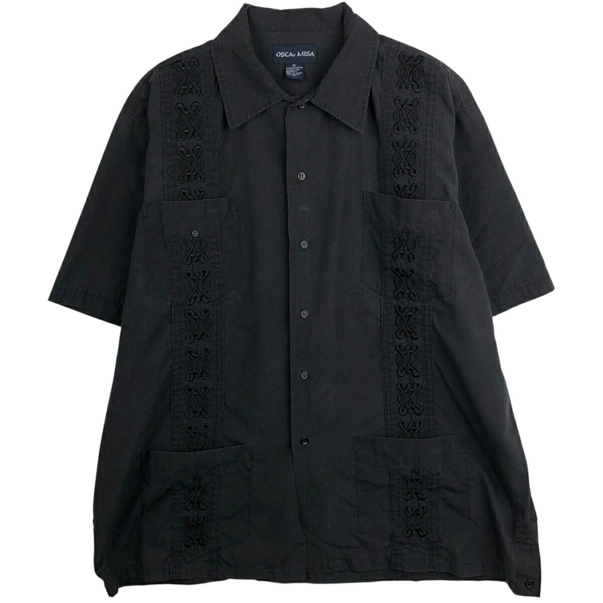 OSCAR MISA 半袖 メキシカンシャツ キューバシャツ