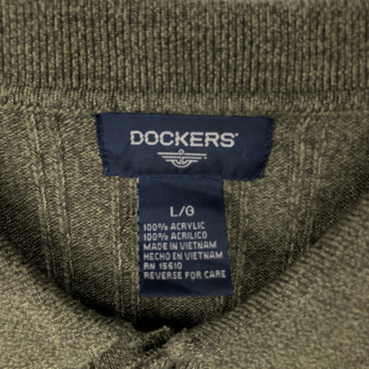 古着 ドッカーズ DOCKERS ポロニットセーター メンズL相当 /eaa637173 【中古】 【260514】