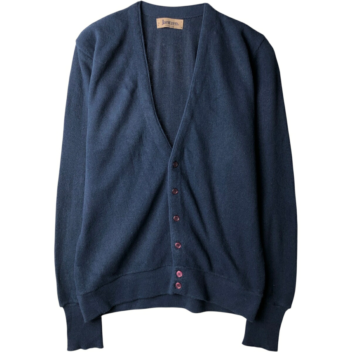 Jantzen/ジャンセン アクリルニットカーディガン