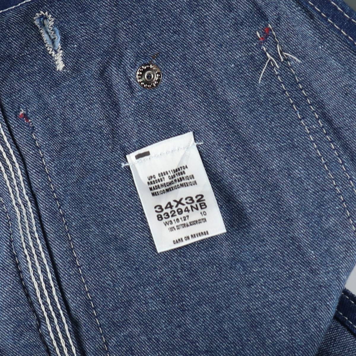 古着 ディッキーズ Dickies デニムオーバーオール メンズw35相当 /eaa630405 【中古】 【260427】