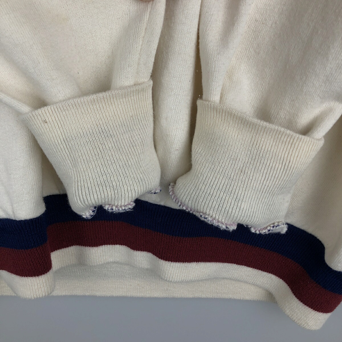 古着 80年代 ベルバシーン Velva Sheen PENN ペンシルベニア大学 Vネック カレッジスウェットシャツ トレーナー USA製 メンズXL相当 ヴィンテージ /eaa630554 【中古】 【260405】