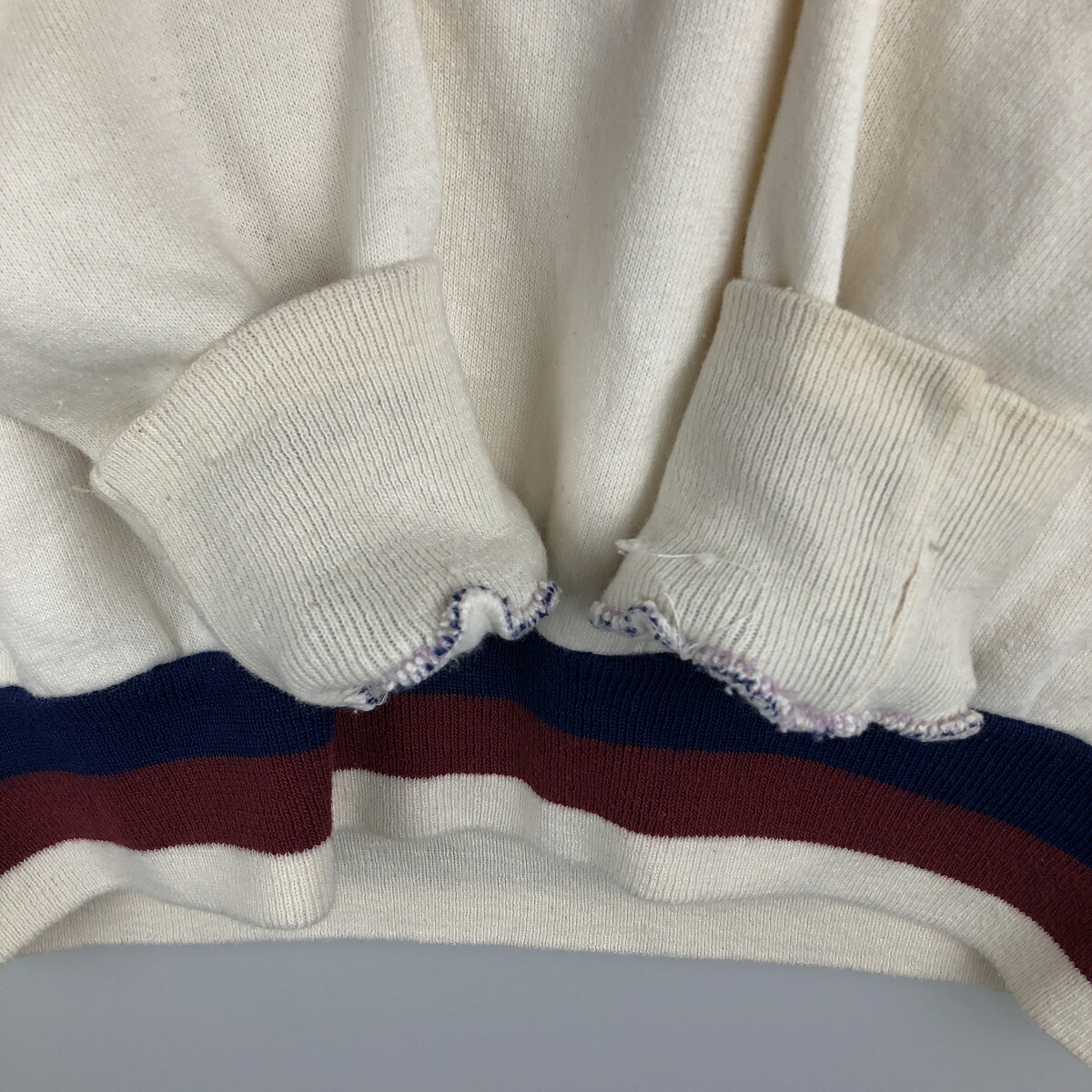 古着 80年代 ベルバシーン Velva Sheen PENN ペンシルベニア大学 Vネック カレッジスウェットシャツ トレーナー USA製 メンズXL相当 ヴィンテージ /eaa630554 【中古】 【260405】