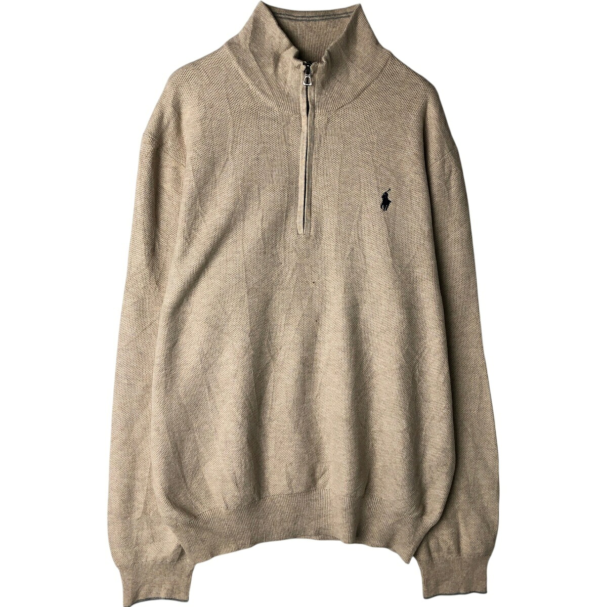Ralph Lauren/ラルフローレン POLO RALPH LAUREN コットンニットハーフジップセーター