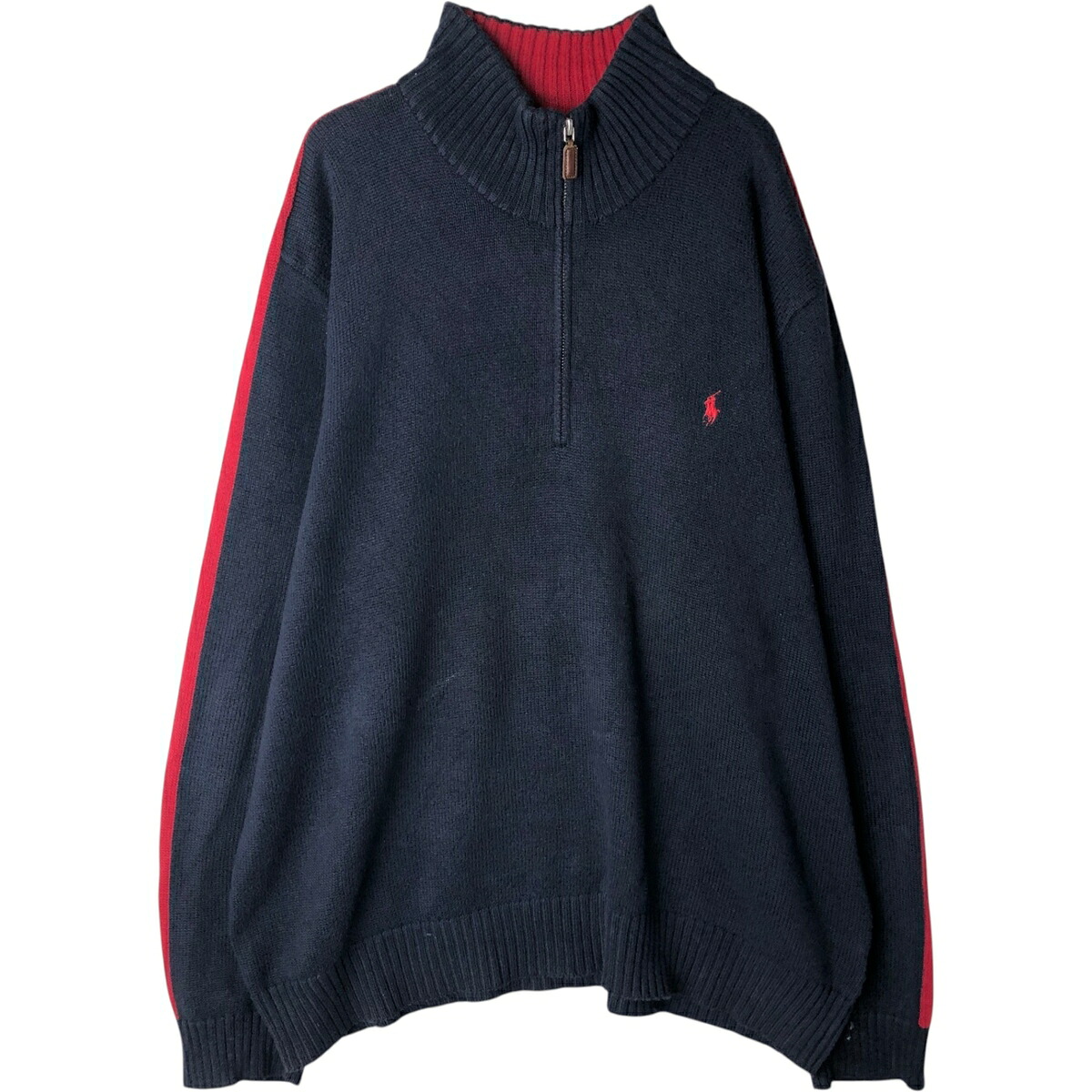 Ralph Lauren/ラルフローレン POLO by Ralph Lauren コットンニットハーフジップセーター