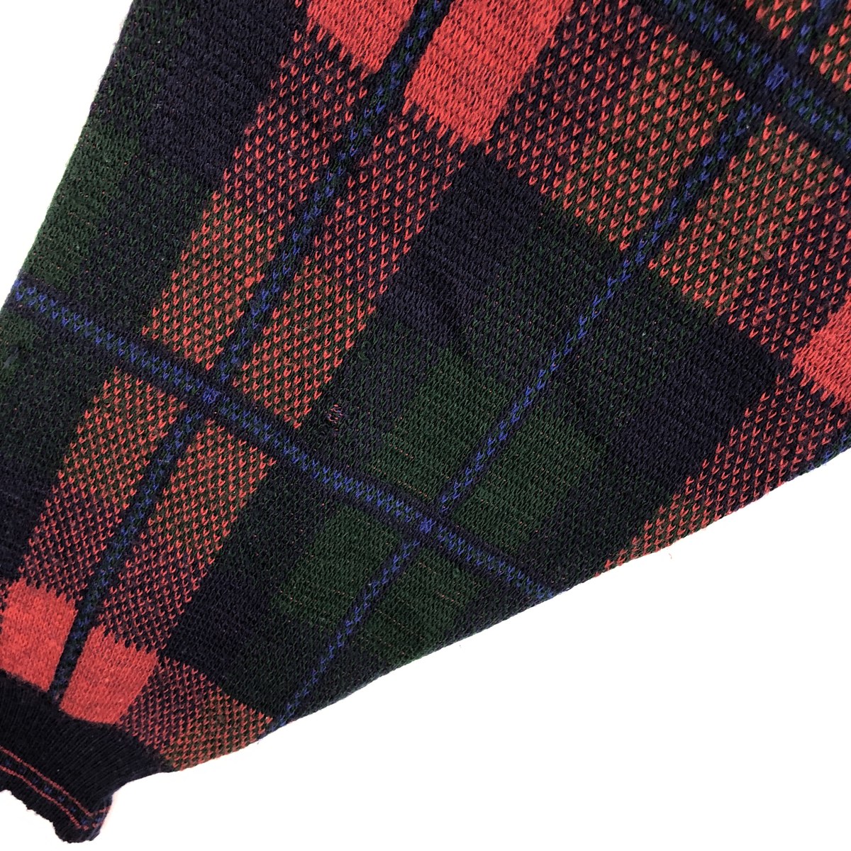 古着 ～90年代 THE ITALIAN SWEATER CO. チェック柄 アクリルニットセーター イタリア製 メンズXL相当 ヴィンテージ /eaa631961 【中古】 【260416】