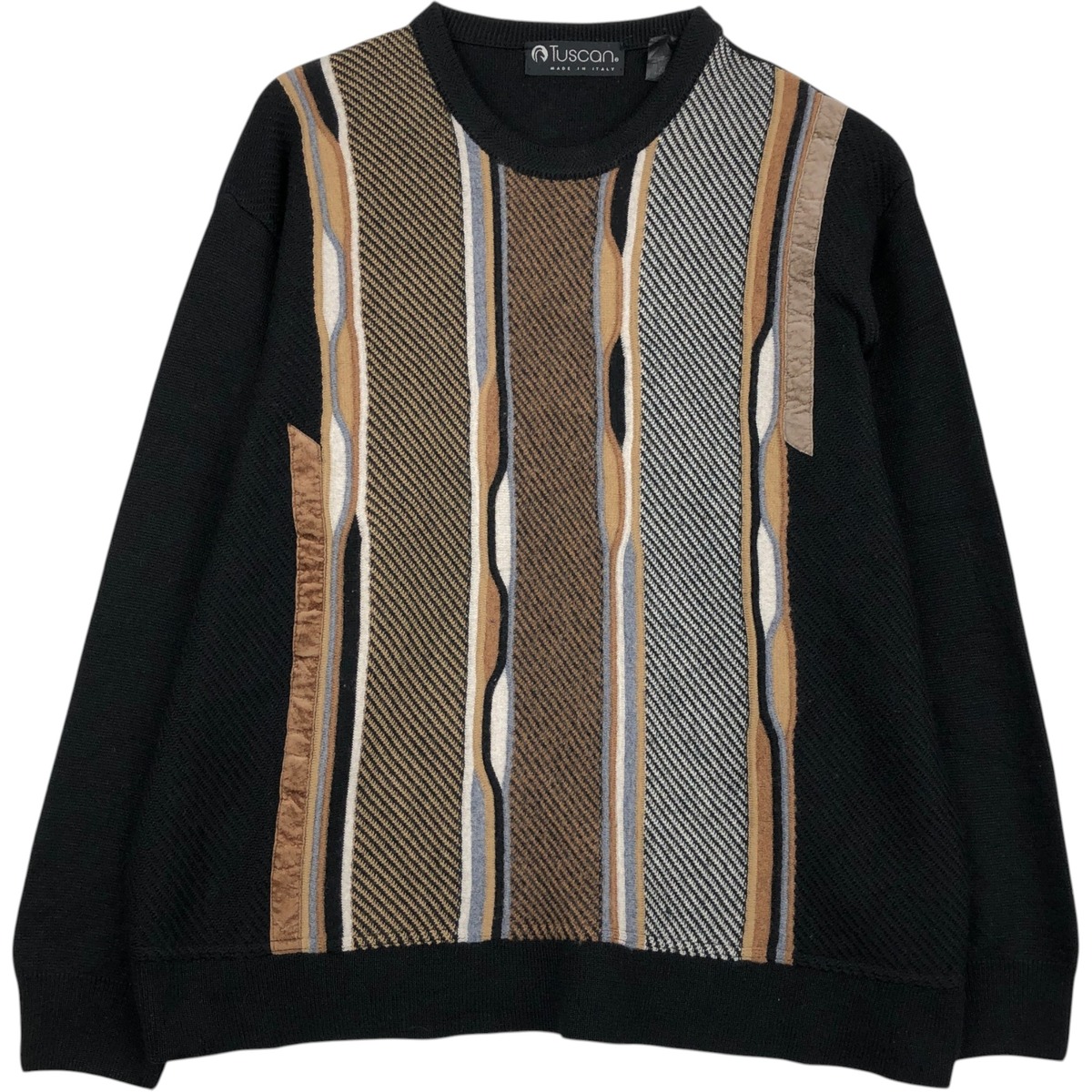Tuscan アクリルニットセーター