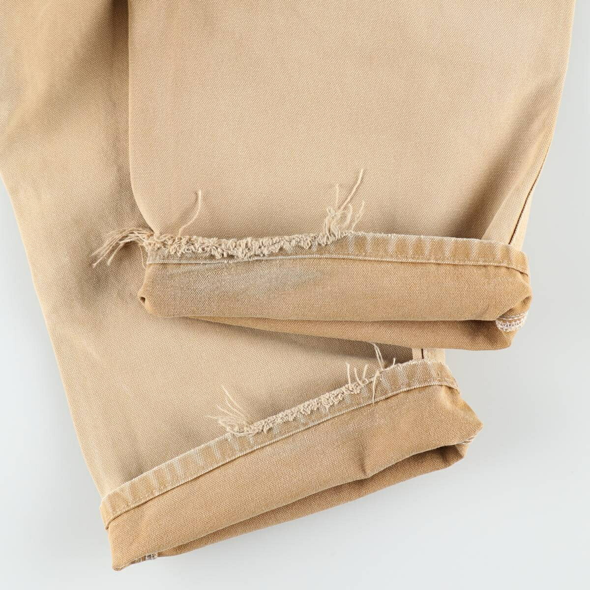 古着 ビッグサイズ カーハート Carhartt ダブルニー ダック オーバーオール メンズw44相当 /eaa633579 【中古】 【260607】