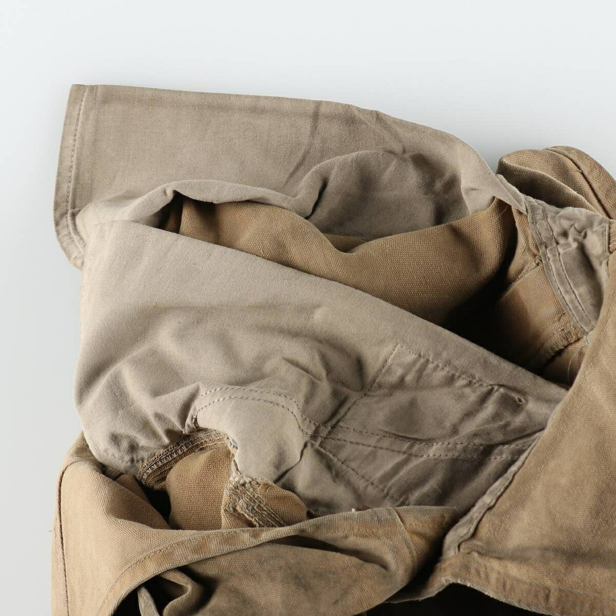 古着 カーハート Carhartt ダブルニー ダック オーバーオール メンズw34相当 /eaa633581 【中古】 【260607】