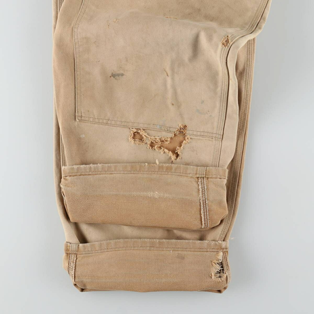 古着 ビッグサイズ カーハート Carhartt ダブルニー ダック オーバーオール メンズw44相当 /eaa633582 【中古】 【260607】