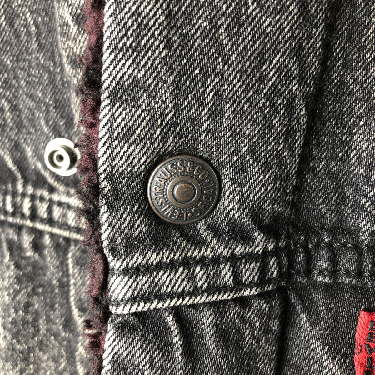 古着 リーバイス Levis LEVIS PREMIUM JUSTIN TIMBERLAKE ジャスティンティンバーレイク FRESH LEAVES 中綿入り ブラックデニムボアジャケット メンズM相当 /eaa645710 【中古】 【260517】