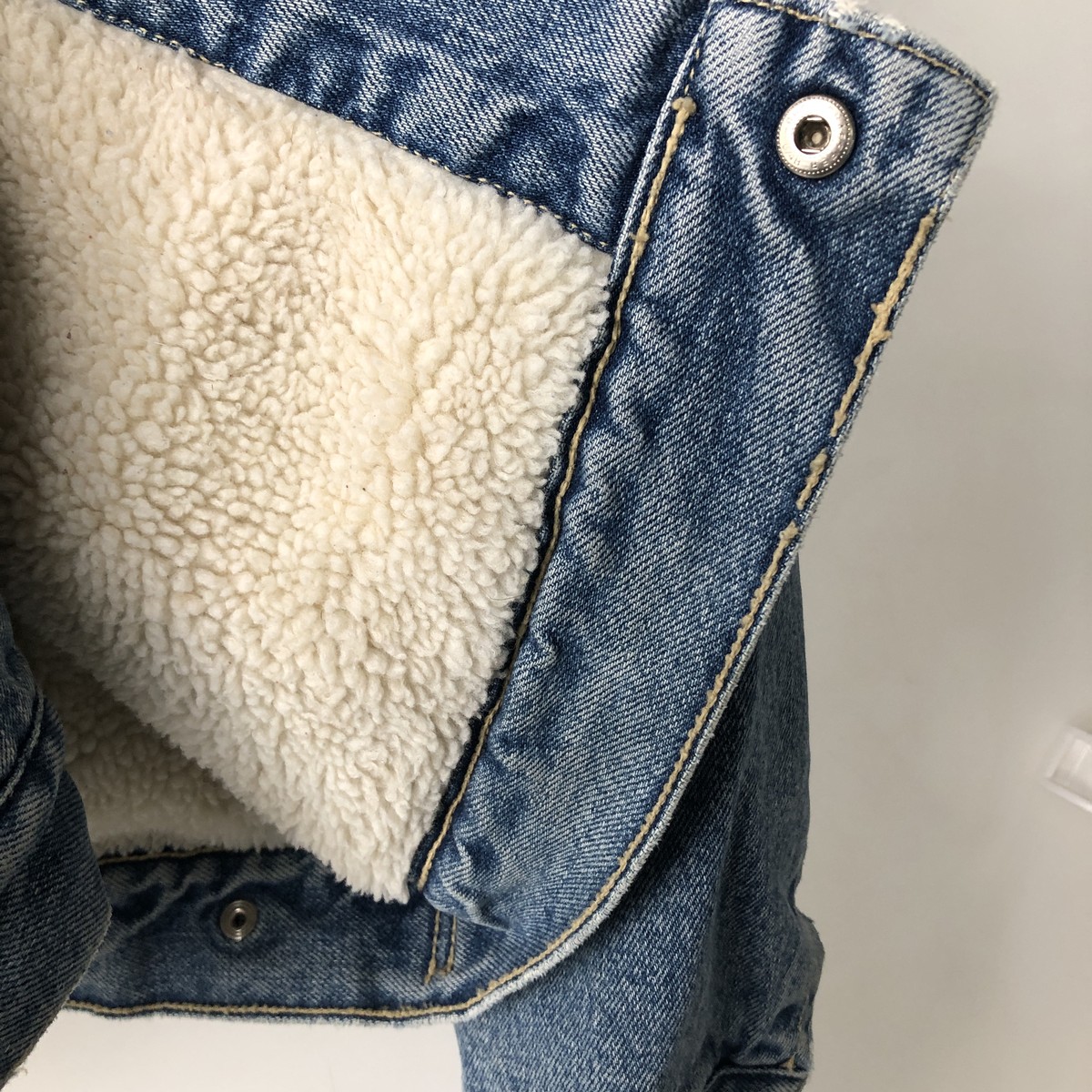 古着 90年代 リーバイス Levis 70603-0215 ユーロモデル デニムボアジャケット イタリア製 メンズL相当 ヴィンテージ /eaa645716 【中古】 【260517】