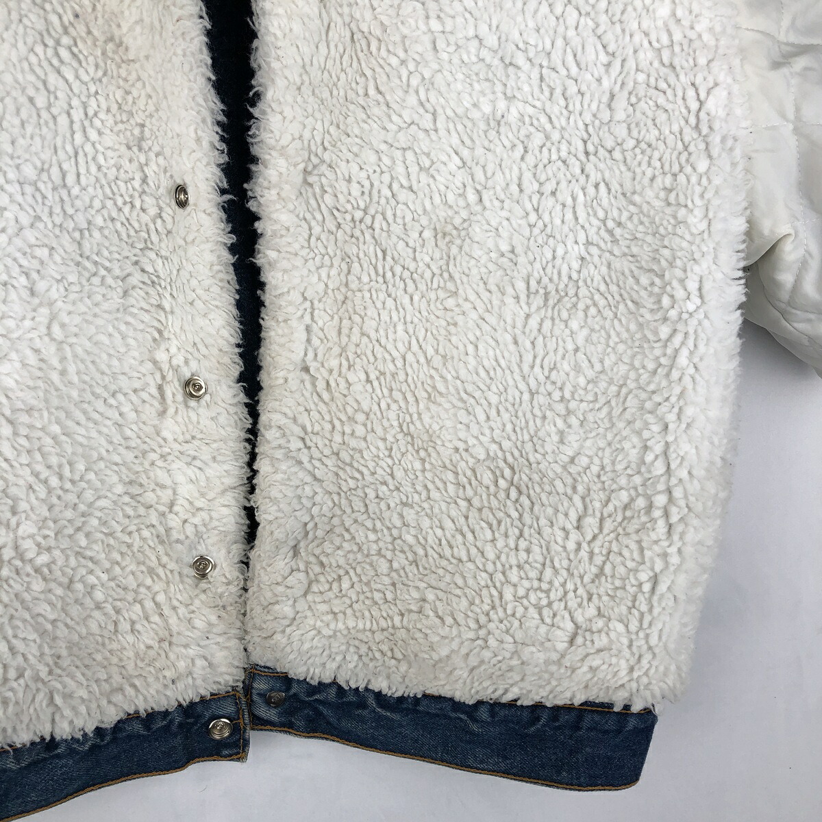 古着 80～90年代 リーバイス Levis 70602-0216 中綿入り デニムボアジャケット USA製 メンズL相当 ヴィンテージ /eaa645717 【中古】 【260517】