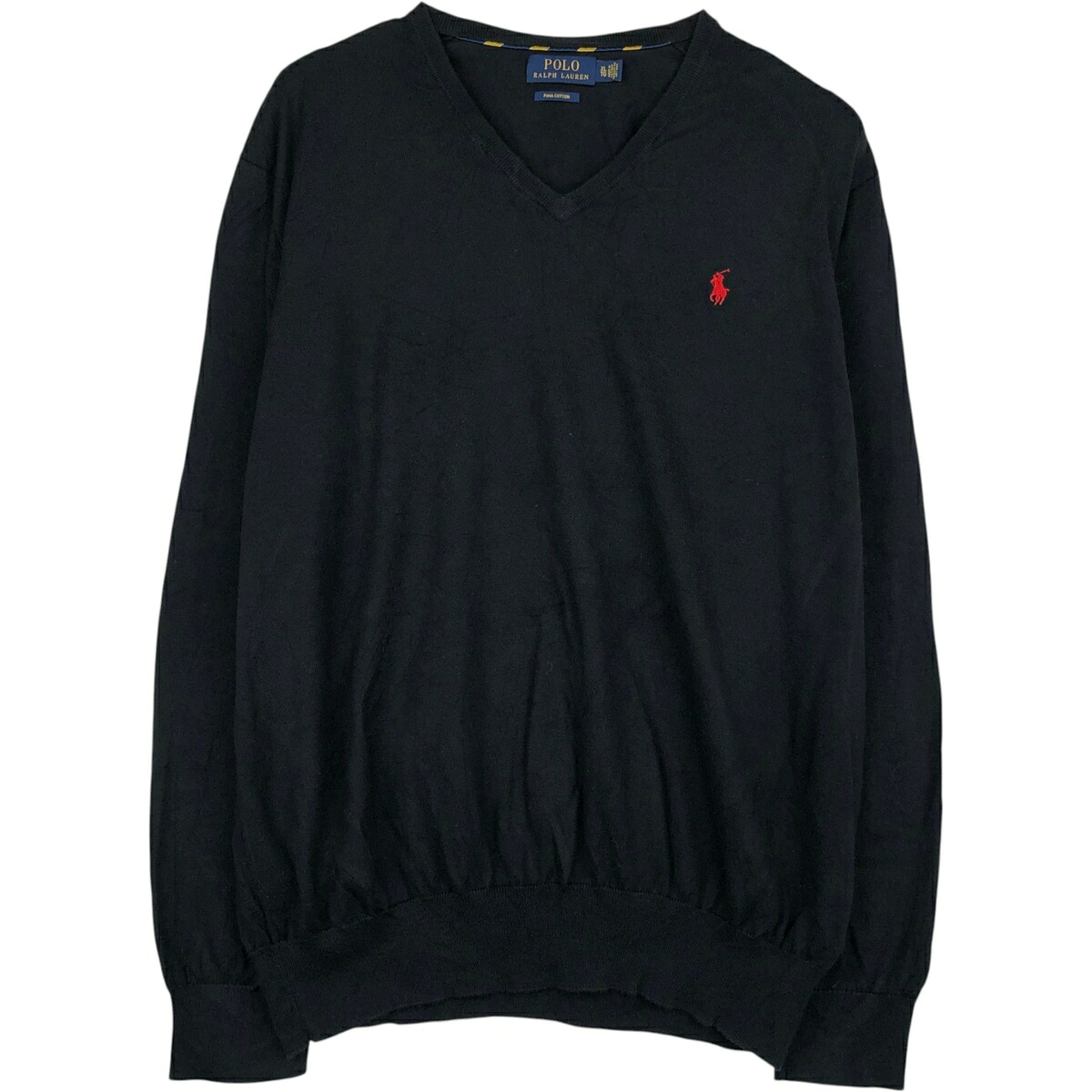 Ralph Lauren/ラルフローレン POLO RALPH LAUREN Vネック コットンニットセーター