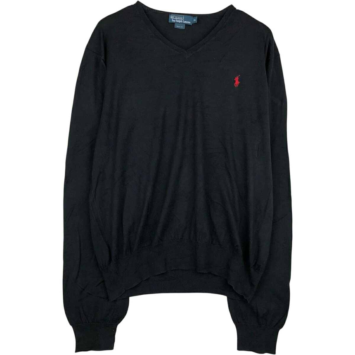 Ralph Lauren/ラルフローレン POLO by Ralph Lauren SLIM FIT Vネック ピマコットンニットセーター