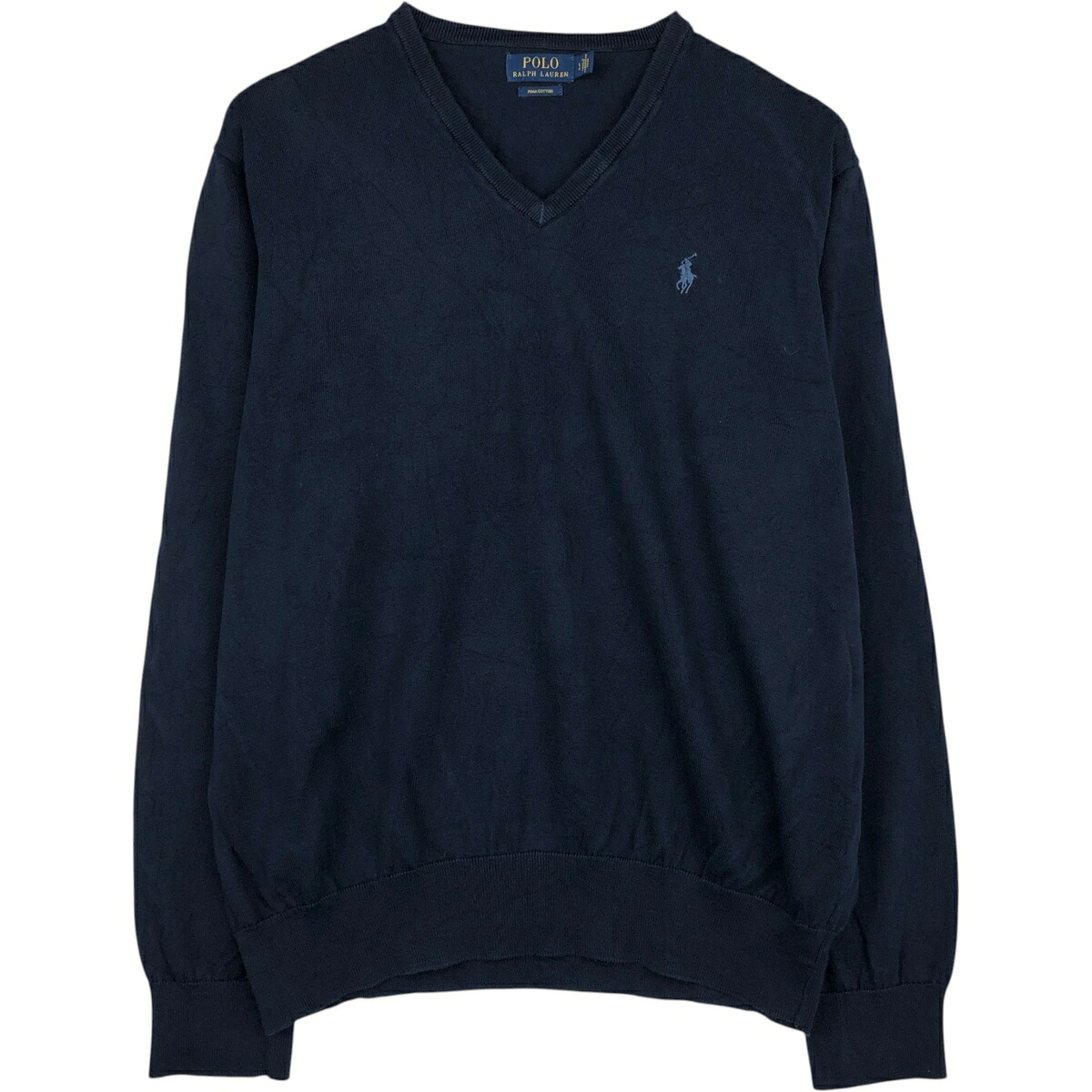 Ralph Lauren/ラルフローレン POLO RALPH LAUREN Vネック コットンニットセーター