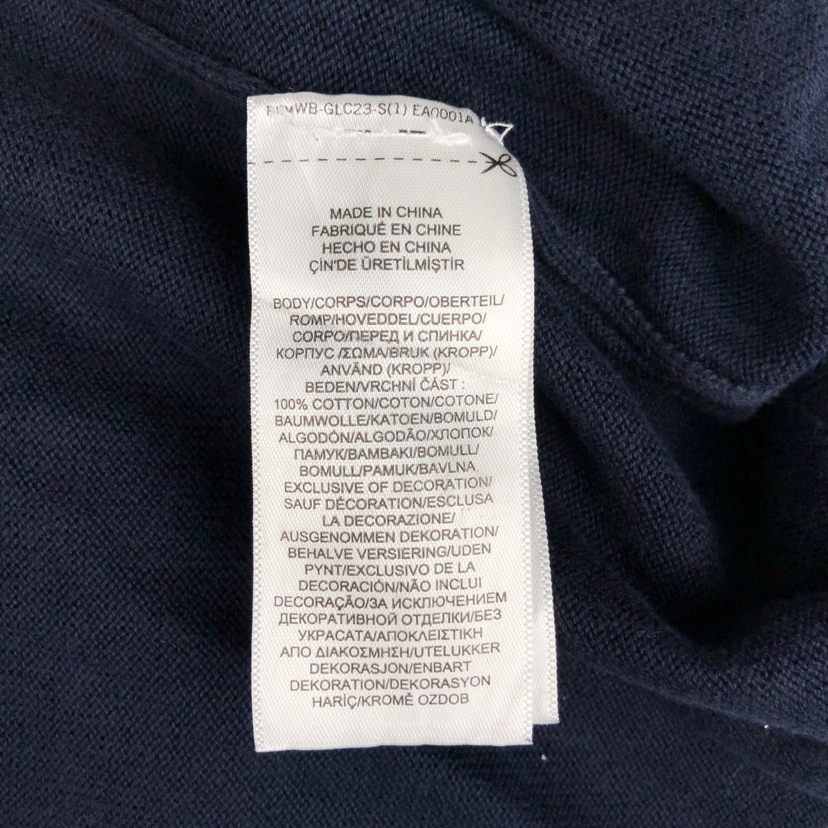 古着 ラルフローレン Ralph Lauren POLO RALPH LAUREN Vネック コットンニットセーター メンズL相当 /eaa645880 【中古】 【260523】
