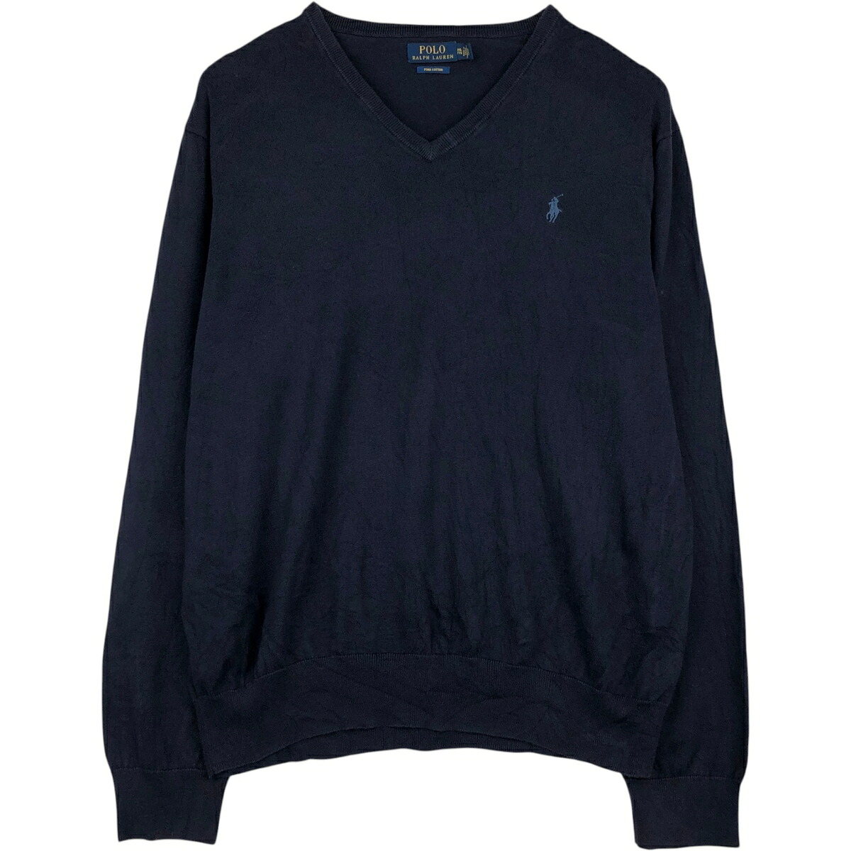 Ralph Lauren/ラルフローレン POLO RALPH LAUREN Vネック ピマコットンニットセーター