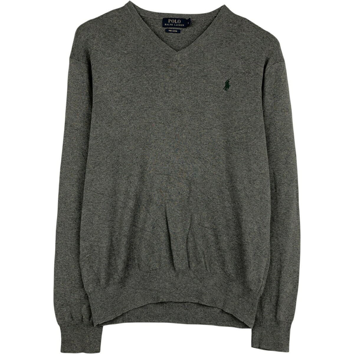 Ralph Lauren/ラルフローレン POLO RALPH LAUREN Vネック ピマコットンニットセーター