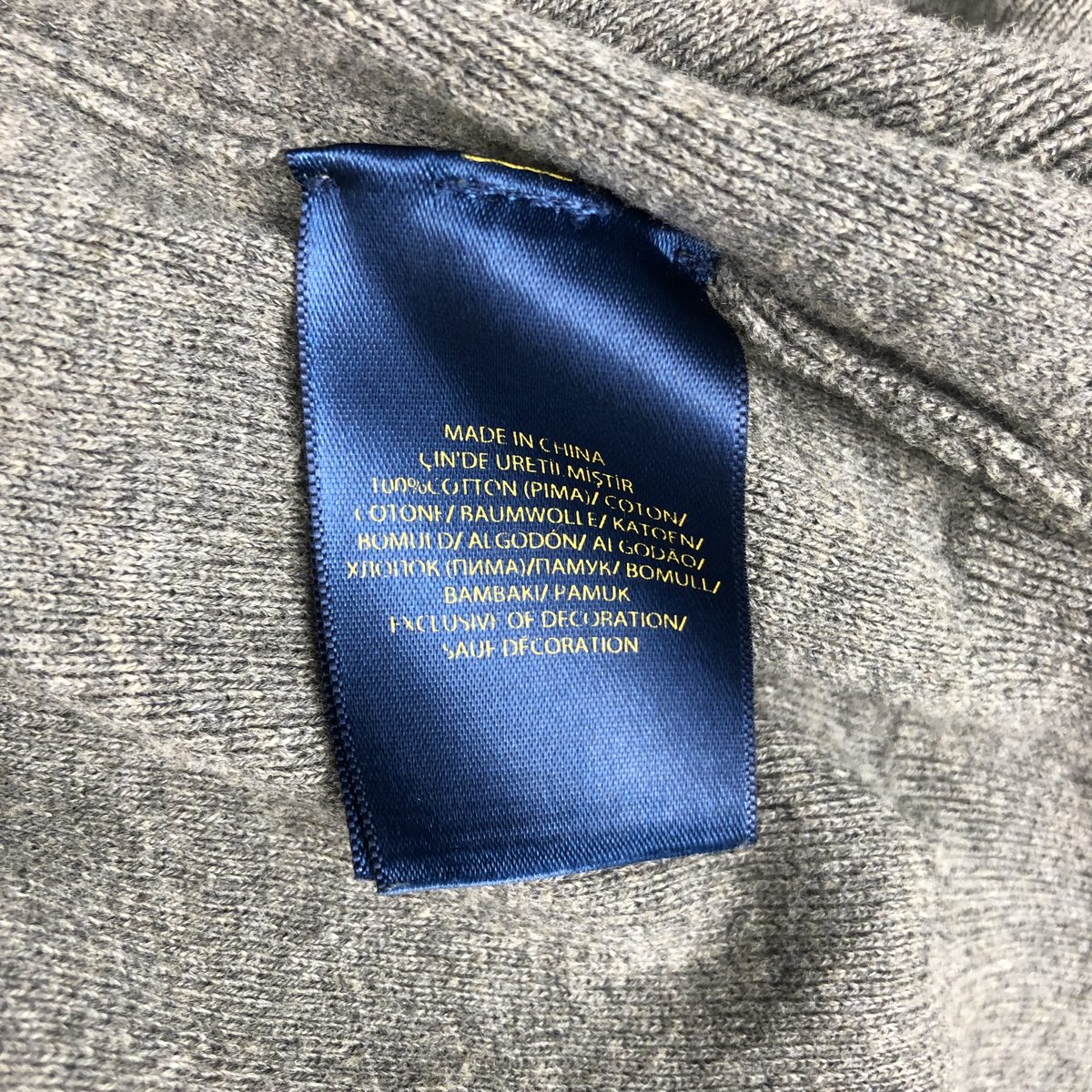 古着 ラルフローレン Ralph Lauren POLO RALPH LAUREN Vネック ピマコットンニットセーター メンズS相当 /eaa645886 【中古】 【260523】