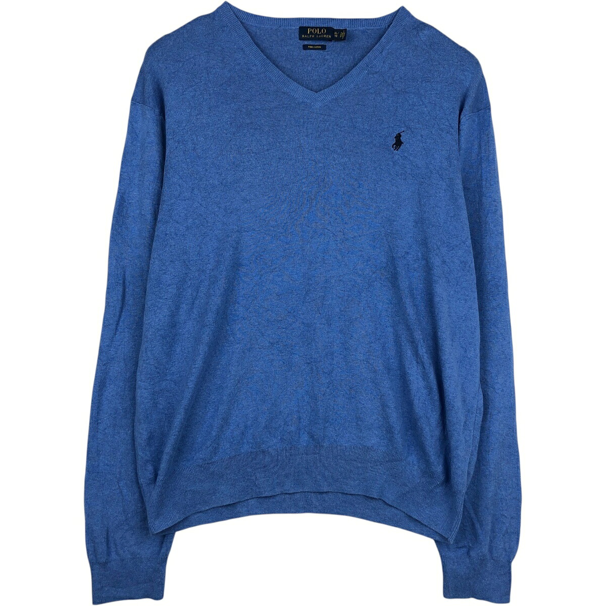 Ralph Lauren/ラルフローレン POLO RALPH LAUREN Vネック ピマコットンニットセーター