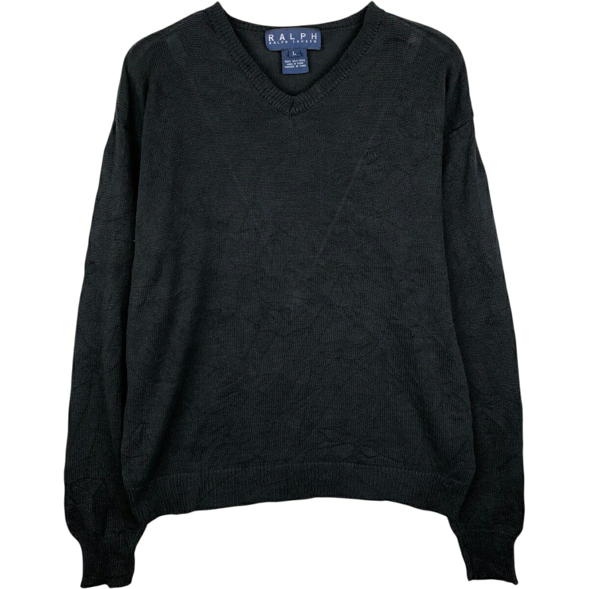 Ralph Lauren/ラルフローレン RALPH Vネック シルクニットセーター